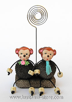 Porta-recados Macaquinhos
