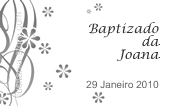 Etiqueta grátis para lembrancinhas de batizado da Lusitania-store