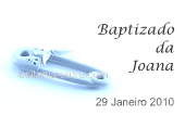 Etiquetas com moldura para utilizar como cartão de batizado