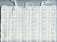 Blusinha com 4 alças para atar nos ombros 
(cintura 60cm)