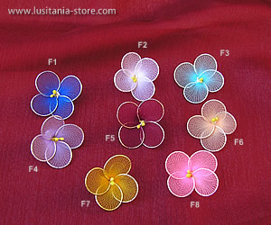 Pequenas Flores de Decoração em Meia de Seda
