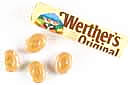 Caramelos Werther's Original como recheio do saquinho de tule.