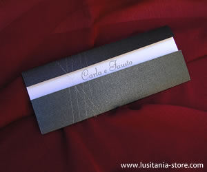 Convite de Casamento com Janela Rectangular