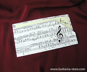 Convites de Casamento com Pauta Musical