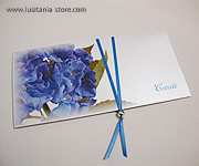 Convite de Casamento com desenho de Flor