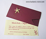 Convites de Casamento com Estrela do Mar