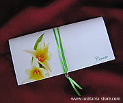 Convites de Casamento com desenho de Tulipas