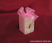 Velas para Lembrancinhas de Batizado Decoradas com Chupeta