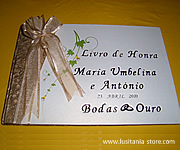 Livro de Honra para Bodas de Ouro - Laçarote