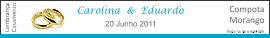Exemplo de rótulo com alianças