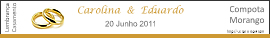 Exemplo de rótulo com alianças